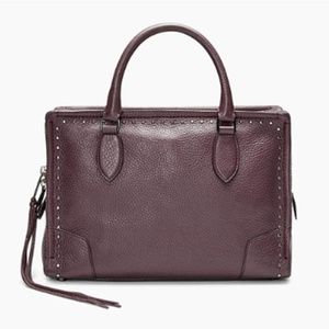 Rebecca Minkoff Moonwalking Satchel Bag Cherry